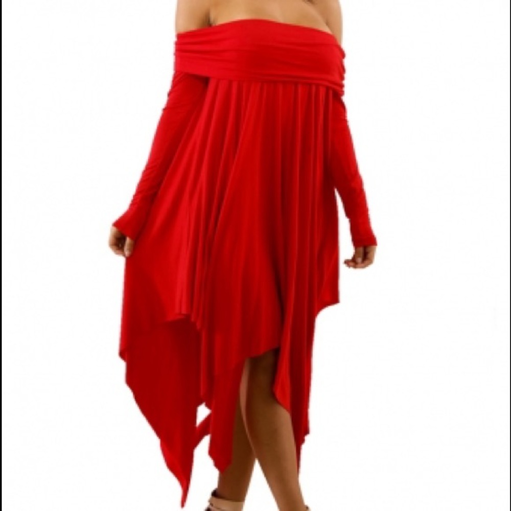 Solid Hem Dress - image 2